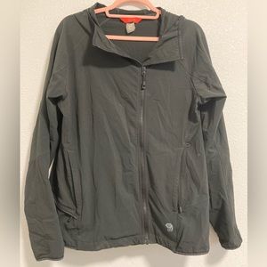 Mountain Hardware offset zip up - black